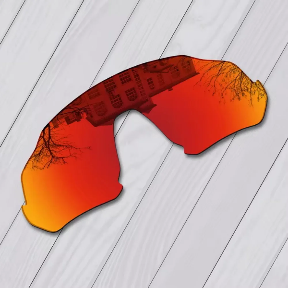ELuxonsight Polarized Enhanced Replacement Lenses for Oakley Flight Jacket OO9401 37mm Sunglasses - Varieties Colors