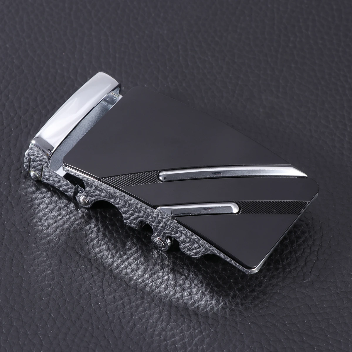 مشبك تلقائي من خليط معدني للأعمال للرجال، مشبك حزام أنيق لحزام السقاطة 3.5 سم للاستخدام الاحترافي والرسمي