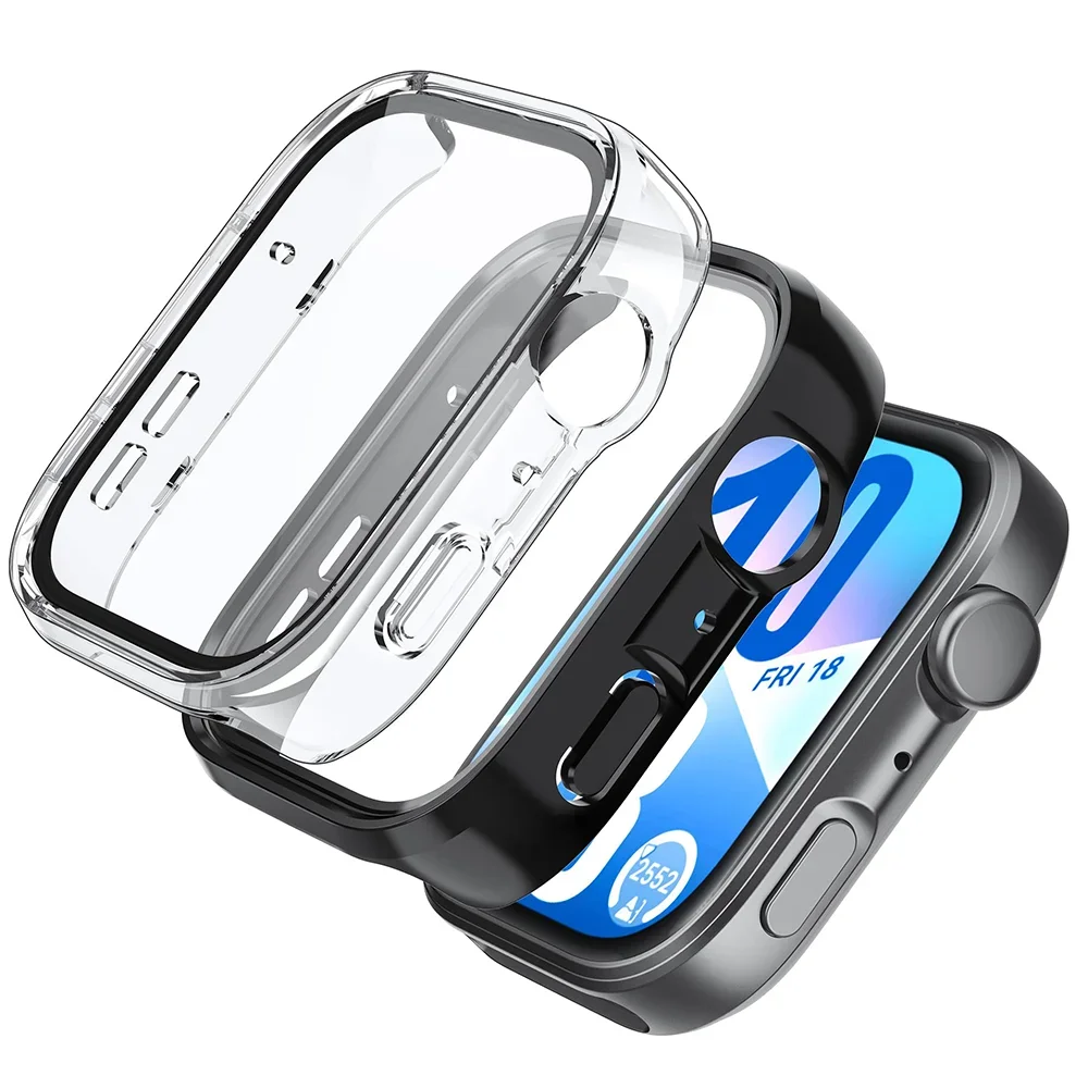 Glass+Case for Huawei Watch Fit 4/4 Pro Tempered Glass Screen Protector & Hard PC Protective Bumper Huawei Fit 4 Accessories image 6