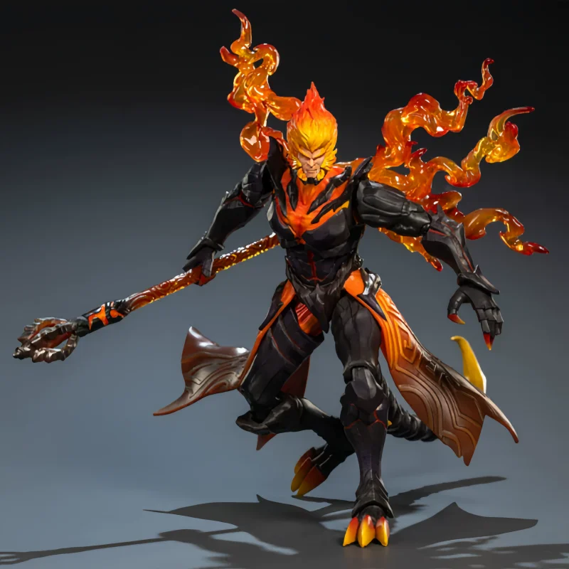 

FondJoy genuine King of Glory Sun Wukong Hell Fire figurine desktop collection ornament movable doll toy model boy and gift new