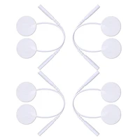 Almohadillas de electrodos autoadhesivas de 25mm con Gel conductor para Estimulador muscular eléctrico EMS, accesorio de repuesto para masajeador de pulso