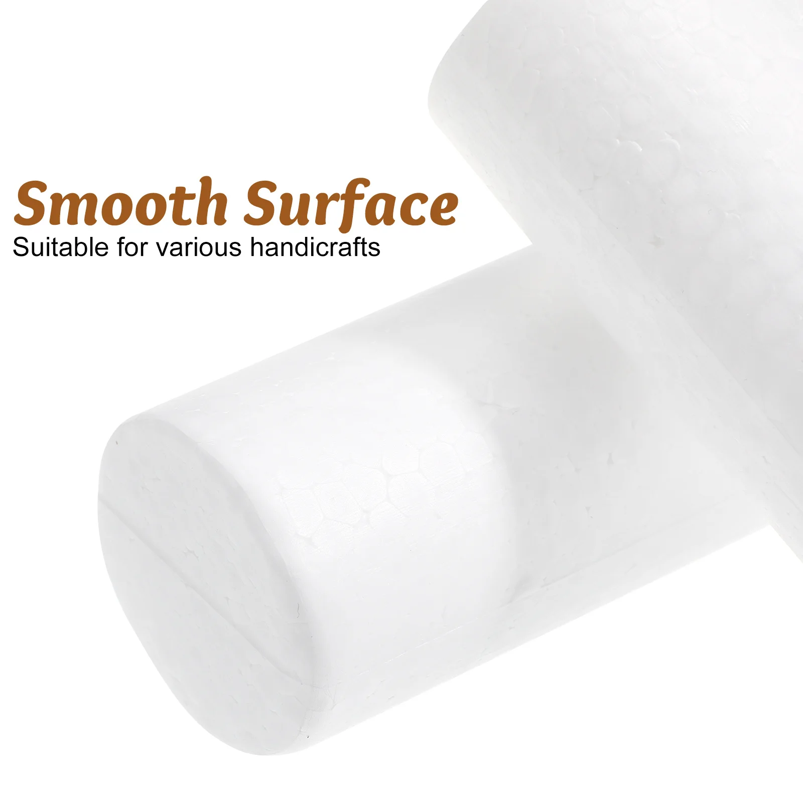 

20Pcs Foam Cylinders White 12.5cm X 3.5cm Lightweight DIY Craft Supplies Floral Foam Cylinder Wedding Party Decoration