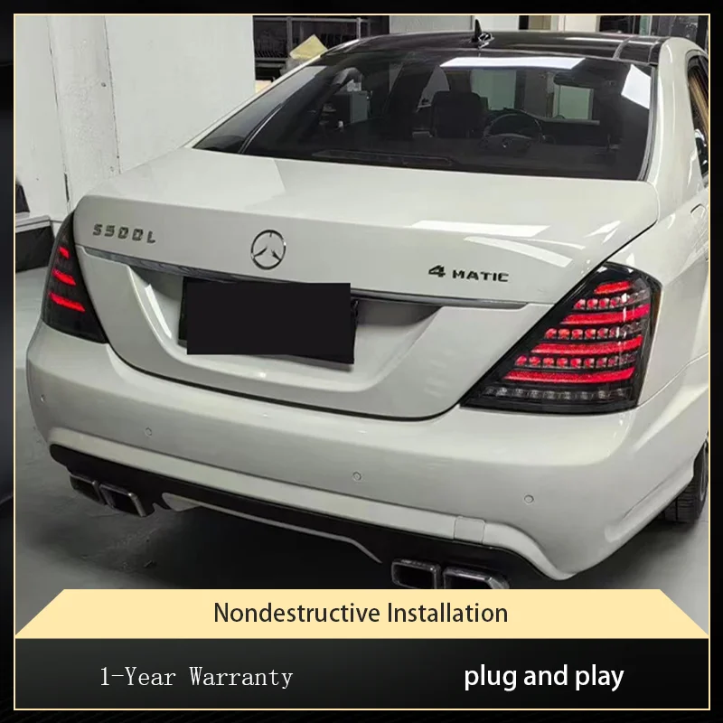 Car Stuff Styling For Mercedes Benz S-Class 2006-2013 W221 S300 S350 Reverse Lamp DRL Taillight Upgrade LED Bulbs Auto Accessory