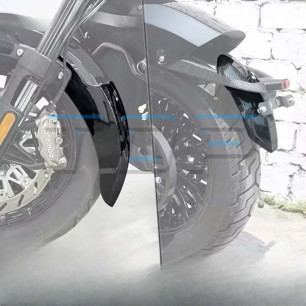 Extended water-resistant BENDA DARK FLAG 500 front and rear mudguards 500 dark flag 500dark flag