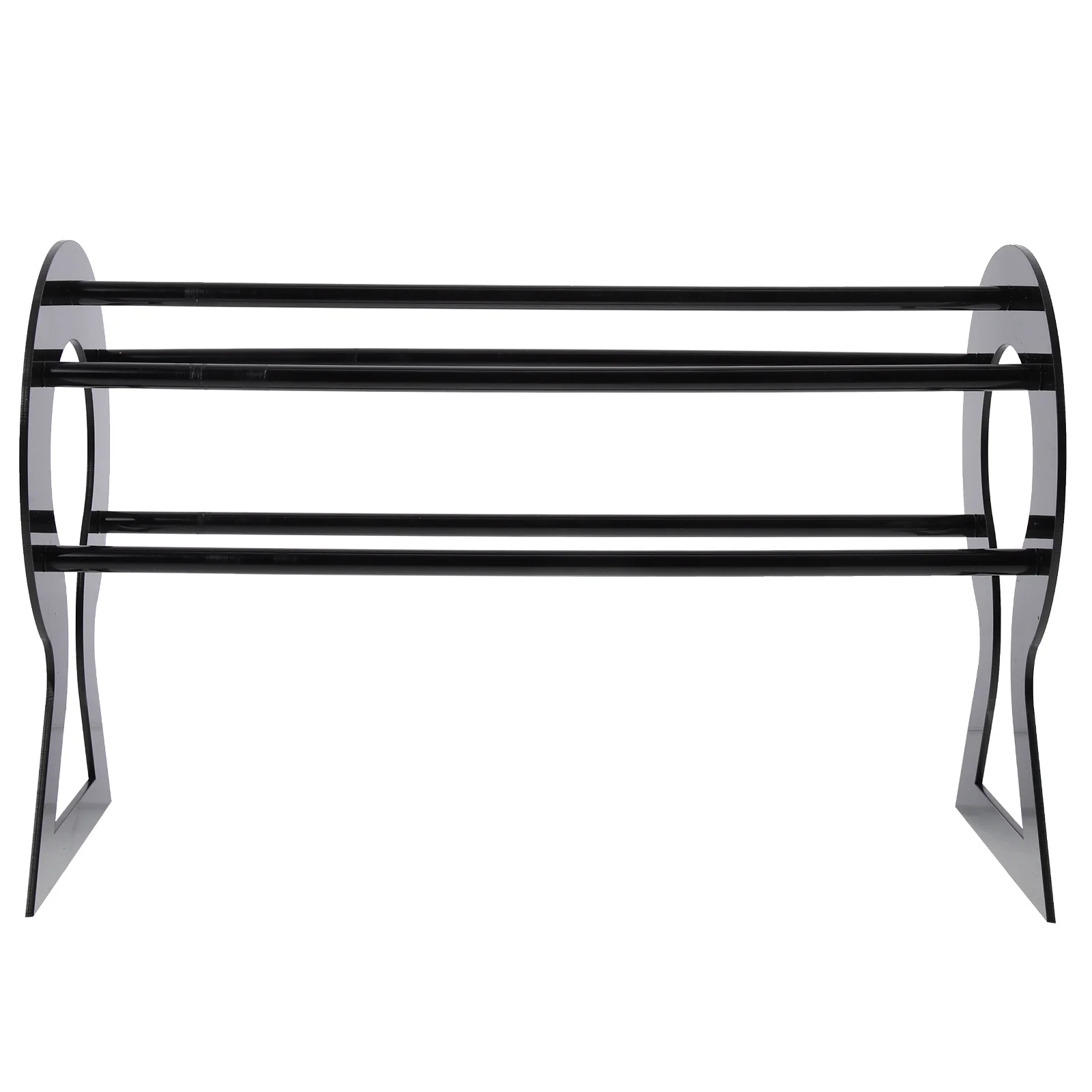 

Acrylic Headband Holder Stand Display Rack Organizer for Hair Ties Bands Jewelry Rings Necklaces Storage Hoop