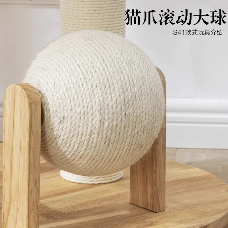 Móveis para gatos, poste para arranhar, acessórios para animais de estimação, placa para arranhar, torre de árvore de gato, brinquedos de madeira sólida