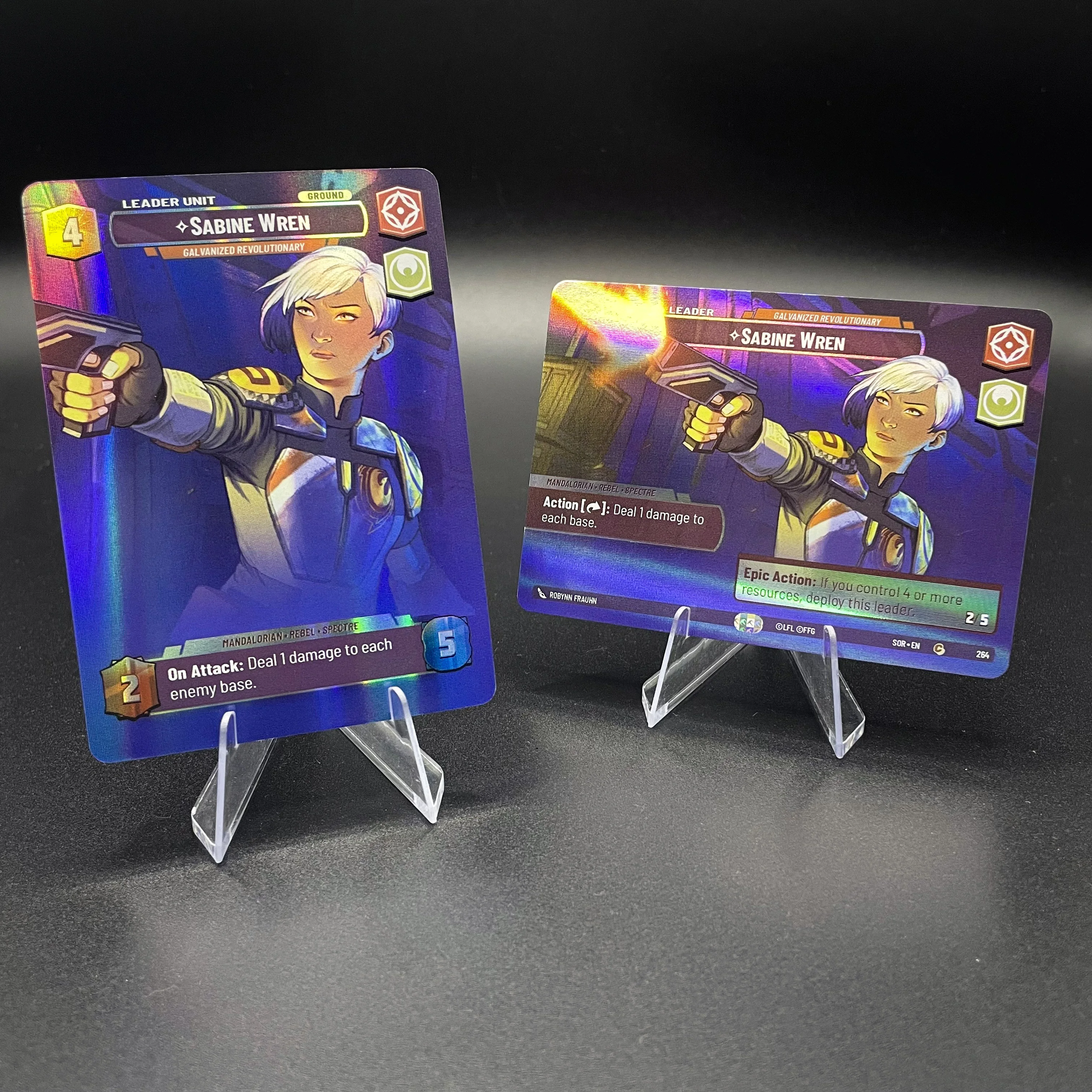 

SWUDB Spark of Rebellion SOR Full Art Foil Proxy Cards TCG Single Character Trading Cards Collectible Game Gift For Players