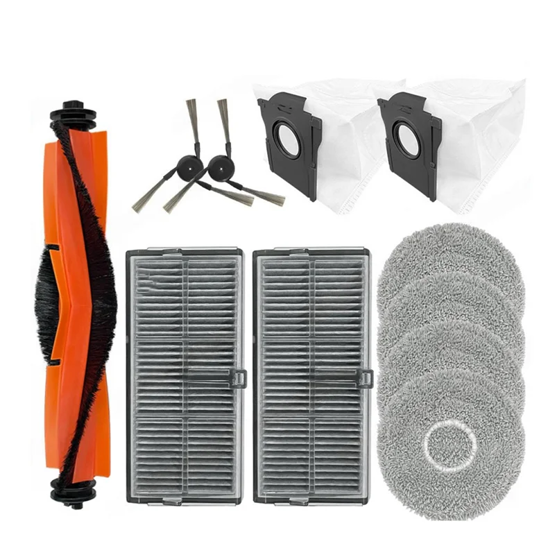 AC39-Main Brush HEPA Filter Mop Cloth Dust Bag For Dreame X40 Ultra/X40 Pro/S30 Pro Ultra Accessories Spare Parts