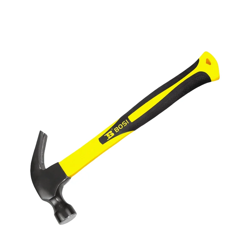 

Fiberglass Handle Claw Hammer for Home Improvement And DIY Projects Medium Size Steel Head with Claw for Removing Nails