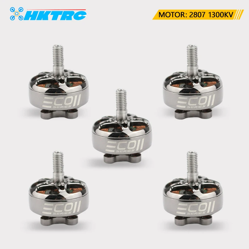 4pcs EMAX ECOII 2807 1300KV Brushless Motor Series eco ii1300KV For Mark 7inch 7040 propeller FPV Racing RC Drone Diy pats