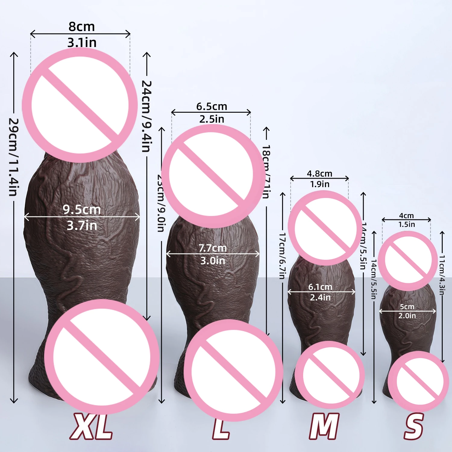 Godemiché à ventouse géant doux, 3 tailles, veines et Texture réalistes, Plug Anal en Silicone Extra Large, extenseur, pénis épais, jouet sexuel de 18 ans et plus