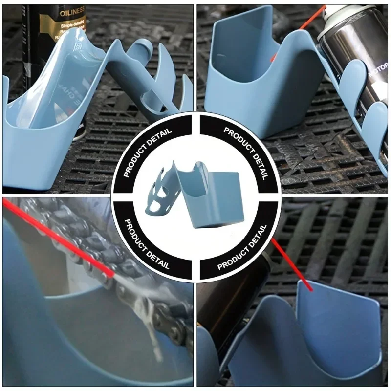 

Motorcycle And Bicycle Oil Stain Storage Tool Box, Chain Cleaning Agent, Chain Oil Anti Splash Tool