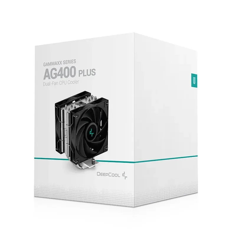 Kyushu Aeolus AG400 CPU Air Cooler 120mm Fan 4 Heat Pipes Nickel Plated ARGB Lighting Intelligent Temp Control Desktop