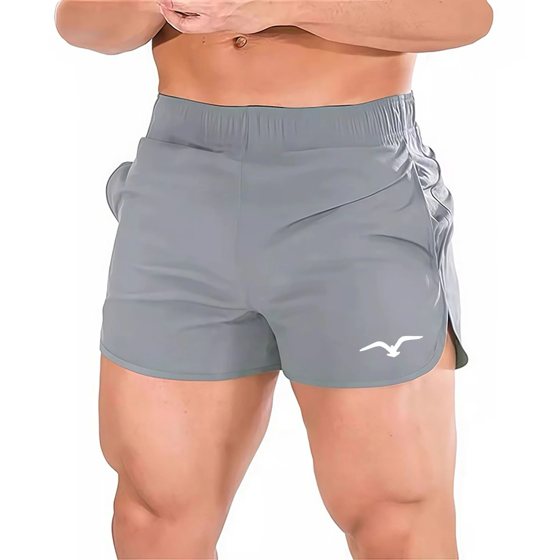 Men's Single-Layer Athletic Shorts, Breathable Summer Running and Training Shorts, Strength Training and Indoor Fitness Shorts