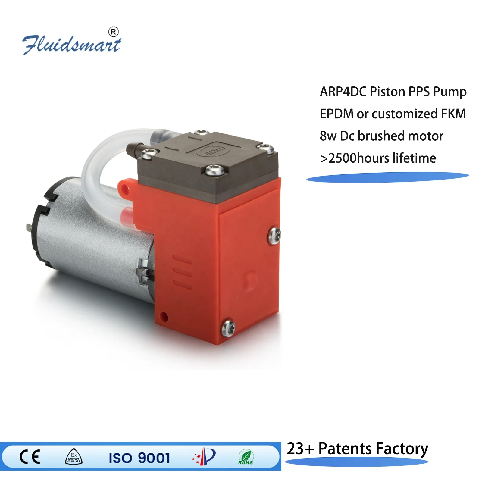 ARP4DC12 Brushed air Pump 12v Dc air Operated Piston Pump Micro Mini Small Piston Pump view 3