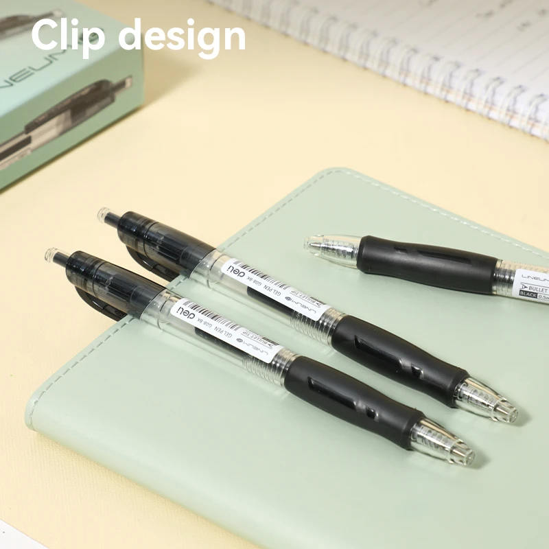 مجموعة أقلام جل قابلة للسحب من ديلي 0.5 ملم طرف رصاصة أسود أزرق أحمر 3 ألوان حبر مكتب مدرسة الكتابة أقلام حبر جل #5