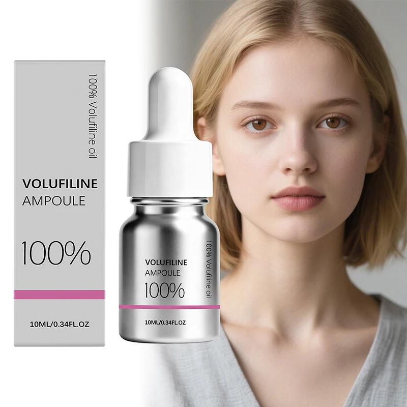 Volufiline 100% Moisturizing Ampoule Serum 10ml Brighten Skin Tone Gentle Hydration Improve Rough Skin Plumping Soothing Essence