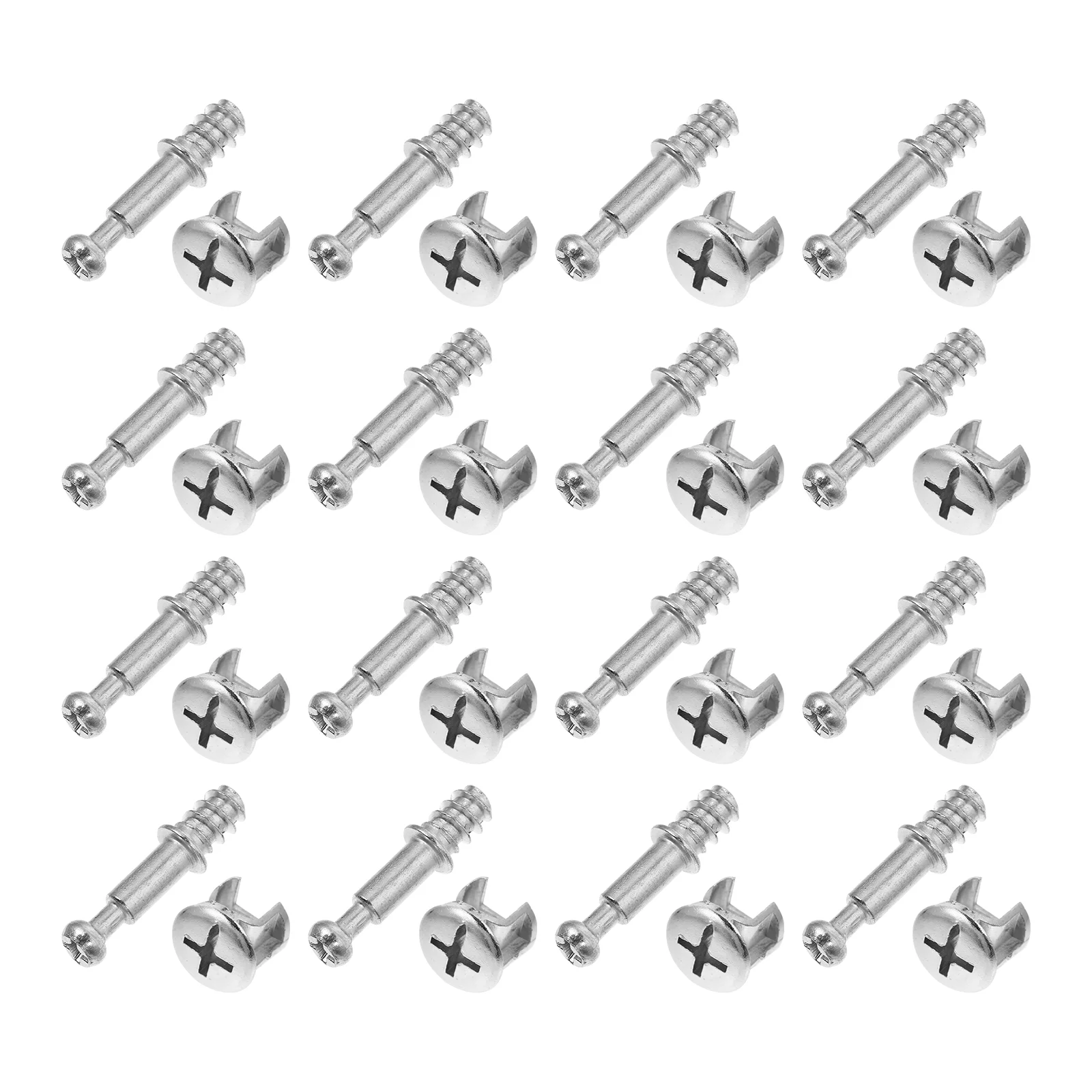 50 Sets Link Dryer Vent Cleaner Furniture Cam Lock Nut Connectors Fittings Connecting Kit Practical Nuts Tools Zinc Alloy