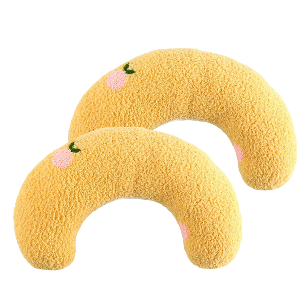 

2pcs Neck Protective Pillow U Shaped Neck Support Washable Comfortable Cats Dogs Sleeping Cushion Pet Bed