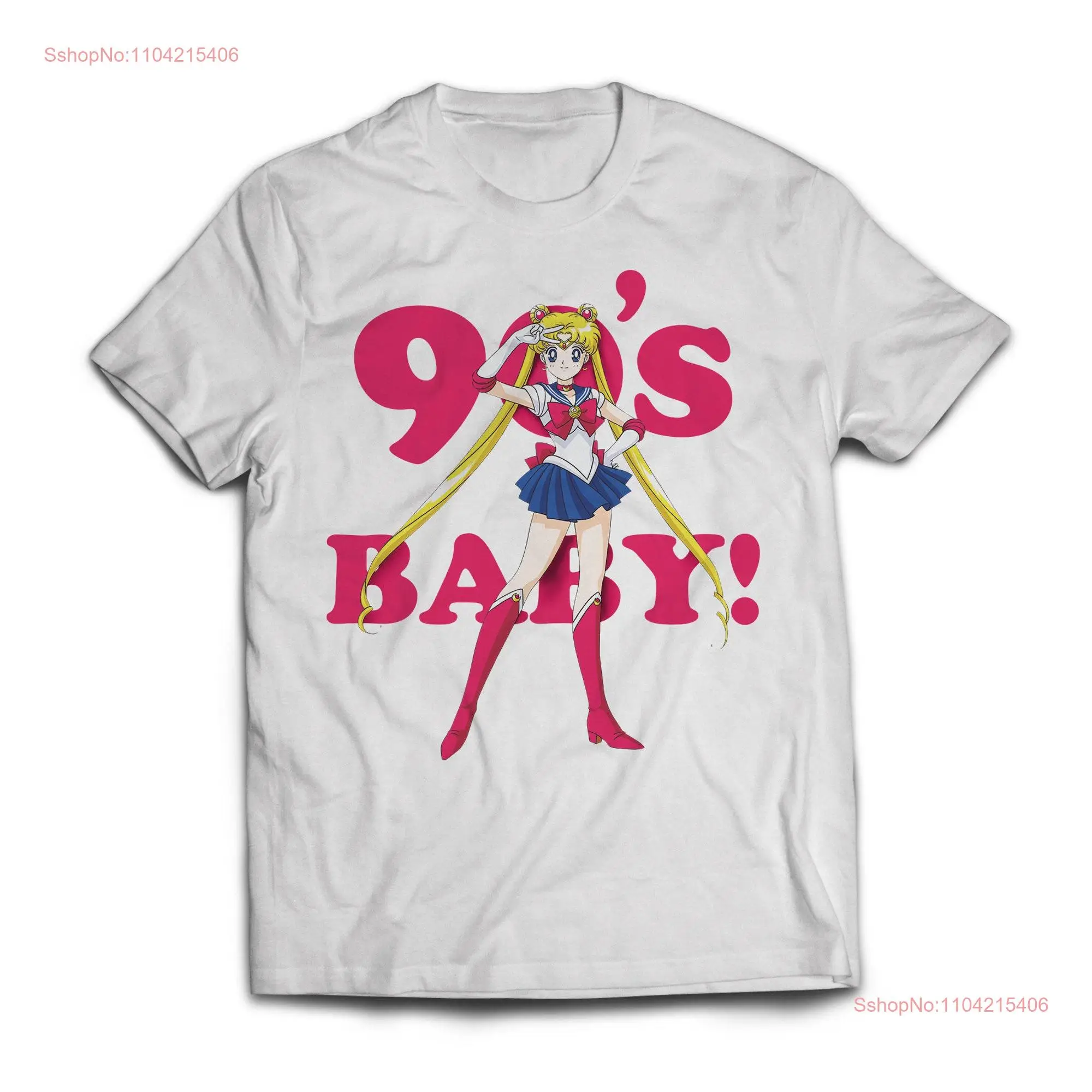 90s Baby Vintage Anime Cartoon Style T Shirt long or short sleeves