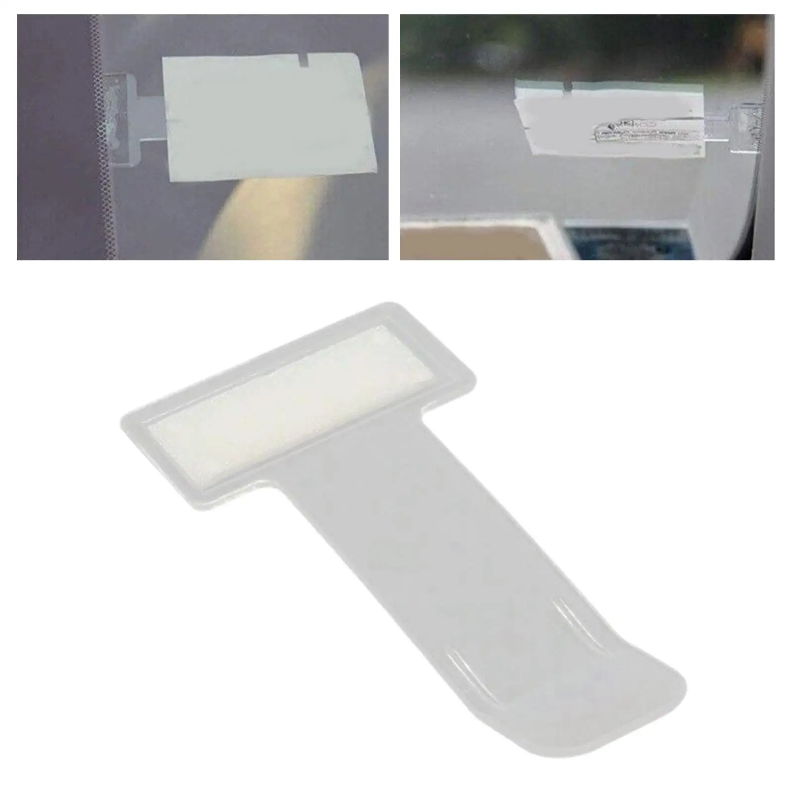 Easy Install Windshield Ticket Holder Plastic Clip Clear Parking Permit Card Receipt Invoice Organizer for Car Easy Install Windshield Ticket Holder Plastic Clip Clear Parking Permit Card Receipt Invoice Organizer for Car