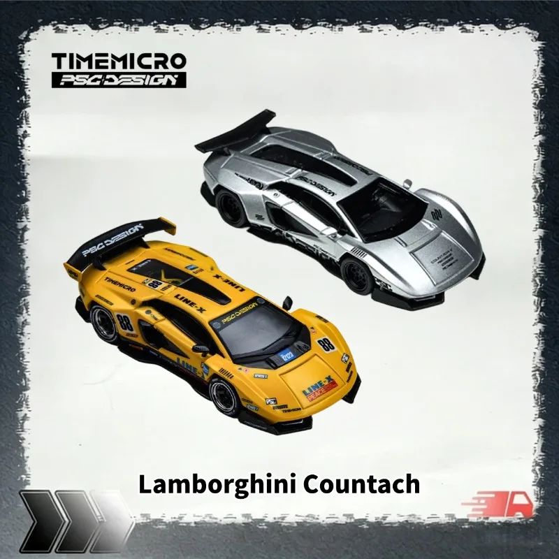 [Pre-sale] TM × PSC 1:64 Lamborghini Countach Alloy Model Car, Boys' Gift Toy, Collection Decoration Piece.