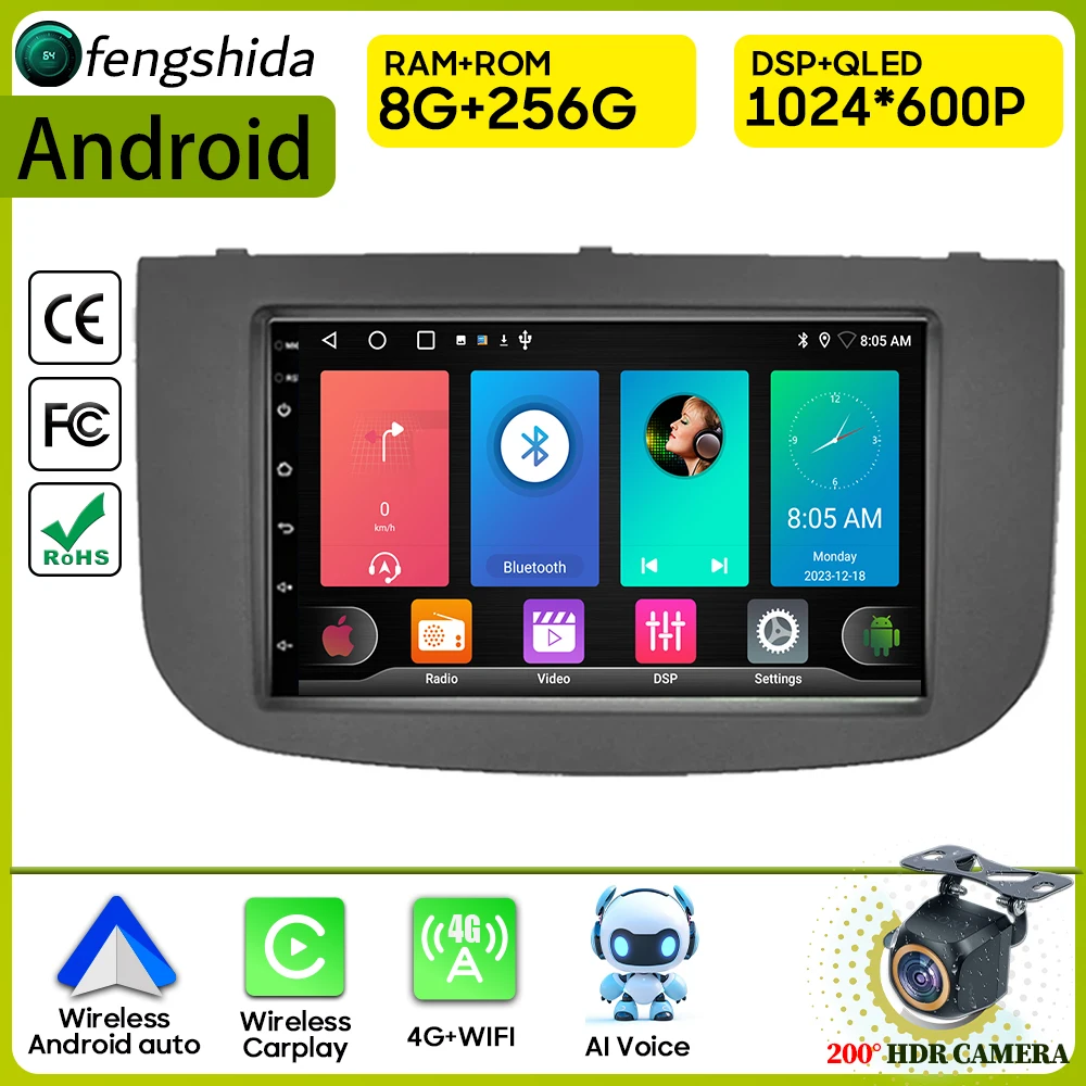 

Автомобильный радиоприемник Carplay для MITSUBISHI COLT Z30 Z30G Z3B Z3V 2007-2012, навигация, GPS, Android, авто, стерео, мультимедийный плеер, 4G без 2din