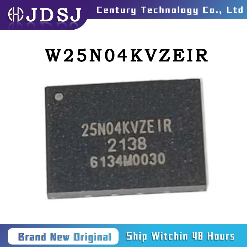 1PCS/5PCS/10PCS/50PCS W25N04KVZEIR IC FLASH 4GBIT SPI/QUAD 8WSON 100% New Original IC Chip