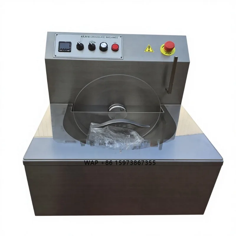 

8KG 15KG Continuous Working Small Chocolate Mixing Melting Tempering Machine Smooth Chocolate Syrup Making Machine