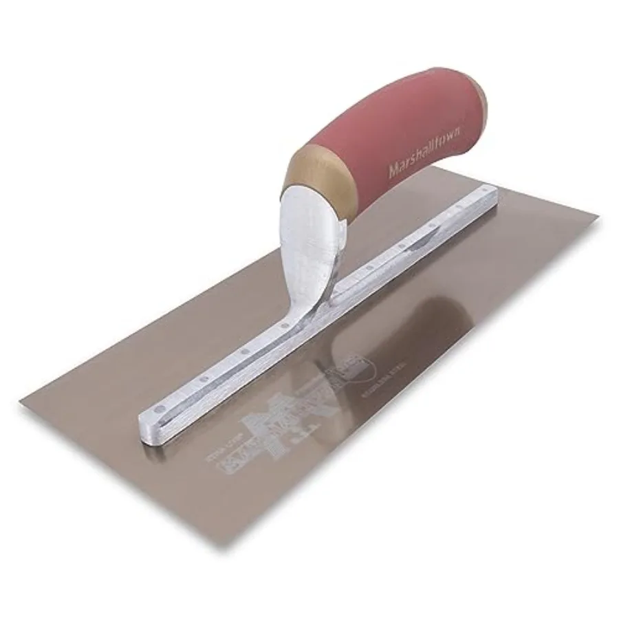 

PermaShape Fishg Trowel, Broken-In Golden Stainl Steel Concrete Tool, Made the USA, PB1GSD