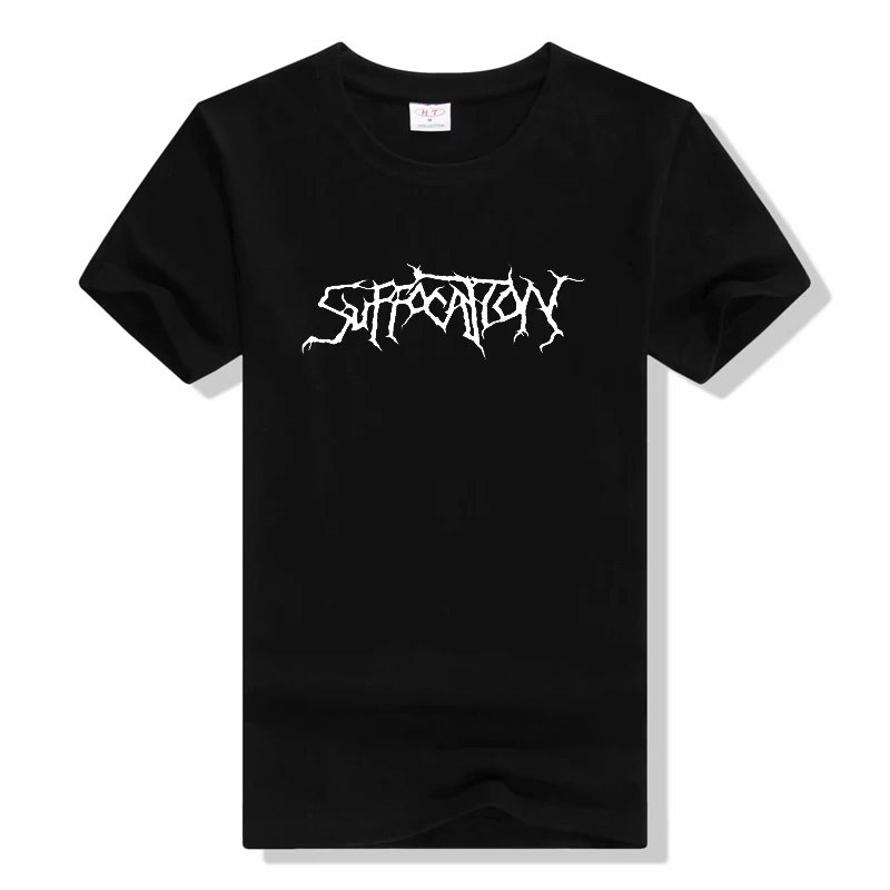 Suffocation Band T Shirt Hip Hop Tshirt Unisex Clothing Tops o-neck Short Sleeve t shirt fashion cotton Loose tees