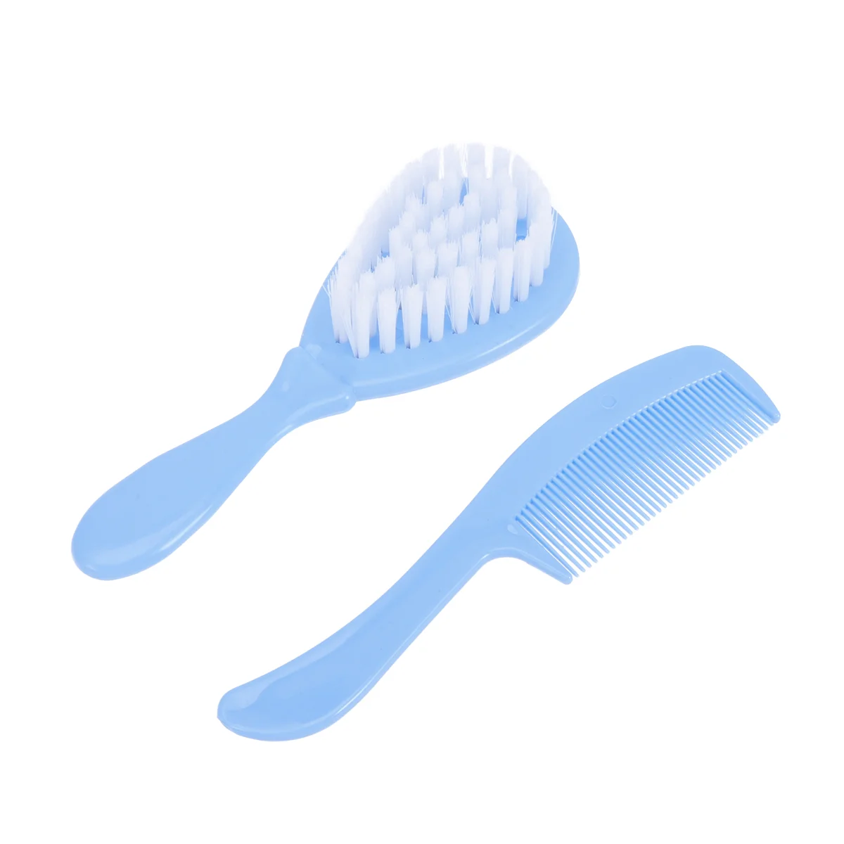 

Baby Brush and Comb Set Children Massage Care Safety Comb Comb Brush Combination Blue Baby Comb Massage Comb