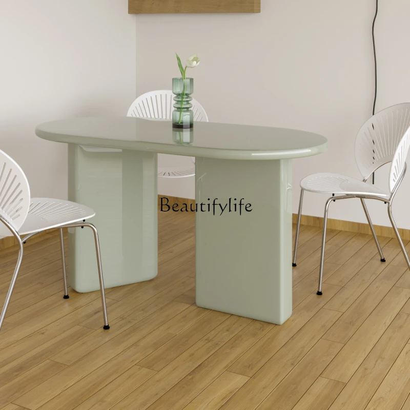 

Simple Classic Long Dining Table Modern Commercial Household Large and Small Apartment Type Table