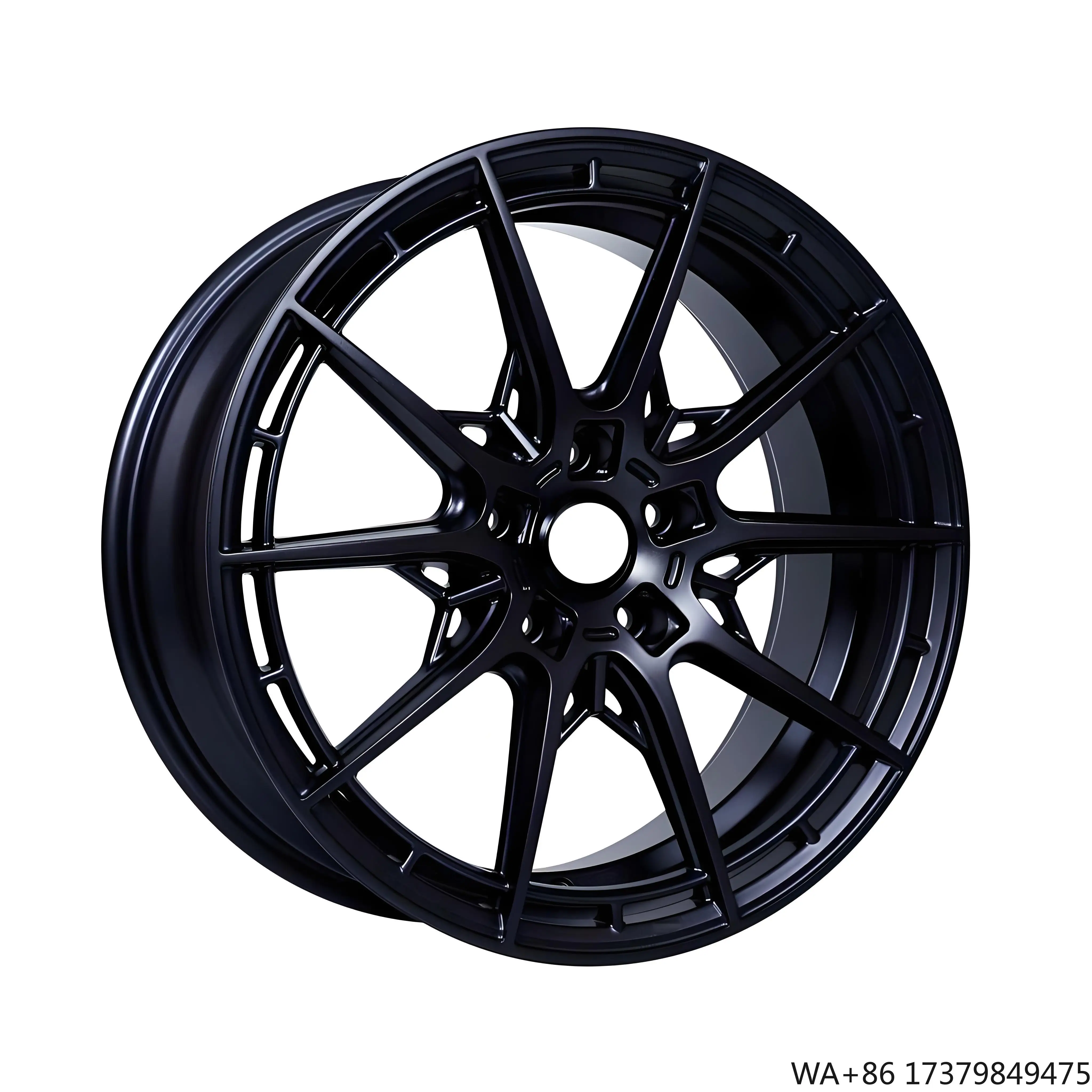 

New Forged Black 18-24 Inches Aluminium Alloy Wheels Multi-Width 20 25 30 35 40mm ET 98 100mm PCD for Sports Cars Passenger Cars