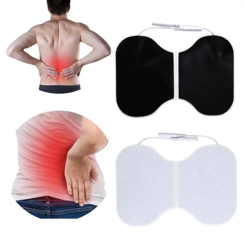 Reusable Self-Adhesive Electrode Massage Pads Skin-Friendly for TENS Acupuncture Massager Body Muscle Relaxation Home Use