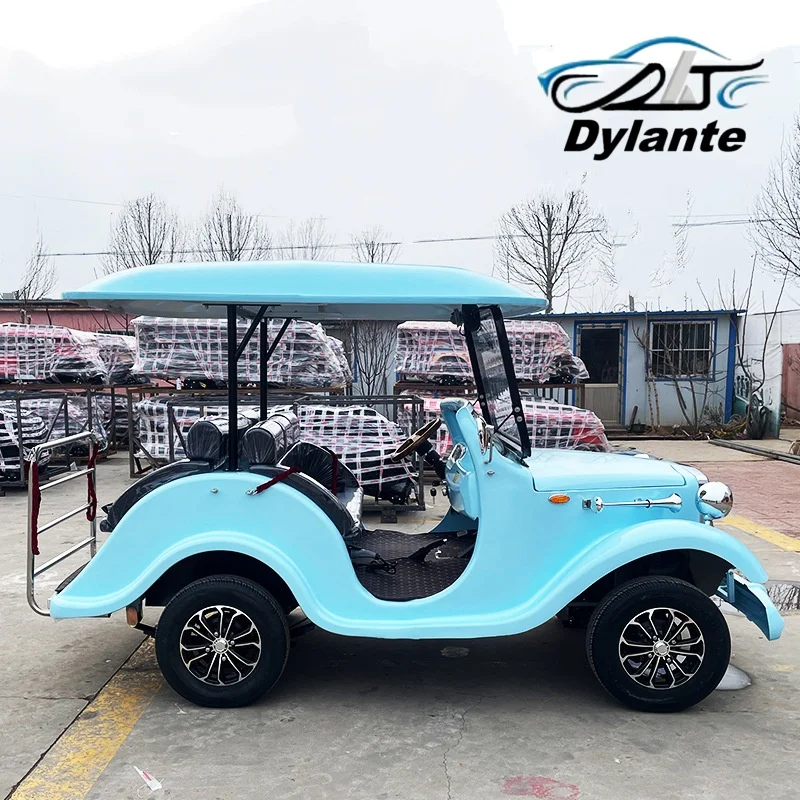 

Sightseeing Retro Classic Electric Vintage Car Adults VIP Honoured Guest Tourist Bus Electric Classic Car Scenic Sightseeing Car