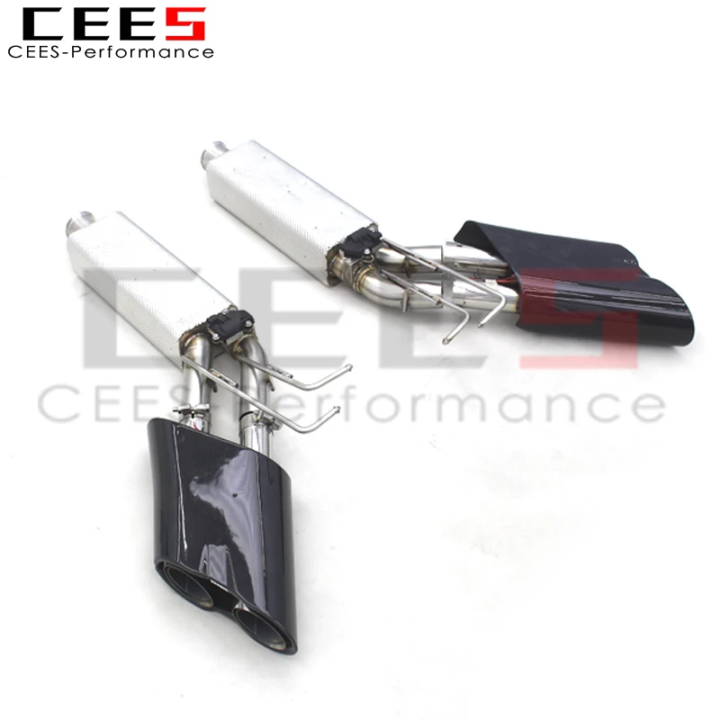 CEES Stainless Steel Catback Exhaust For Mercedes-Benz G500/G550 W463A/W464 Escape Exhaust Muffler With Led Exhaust Tips view 2