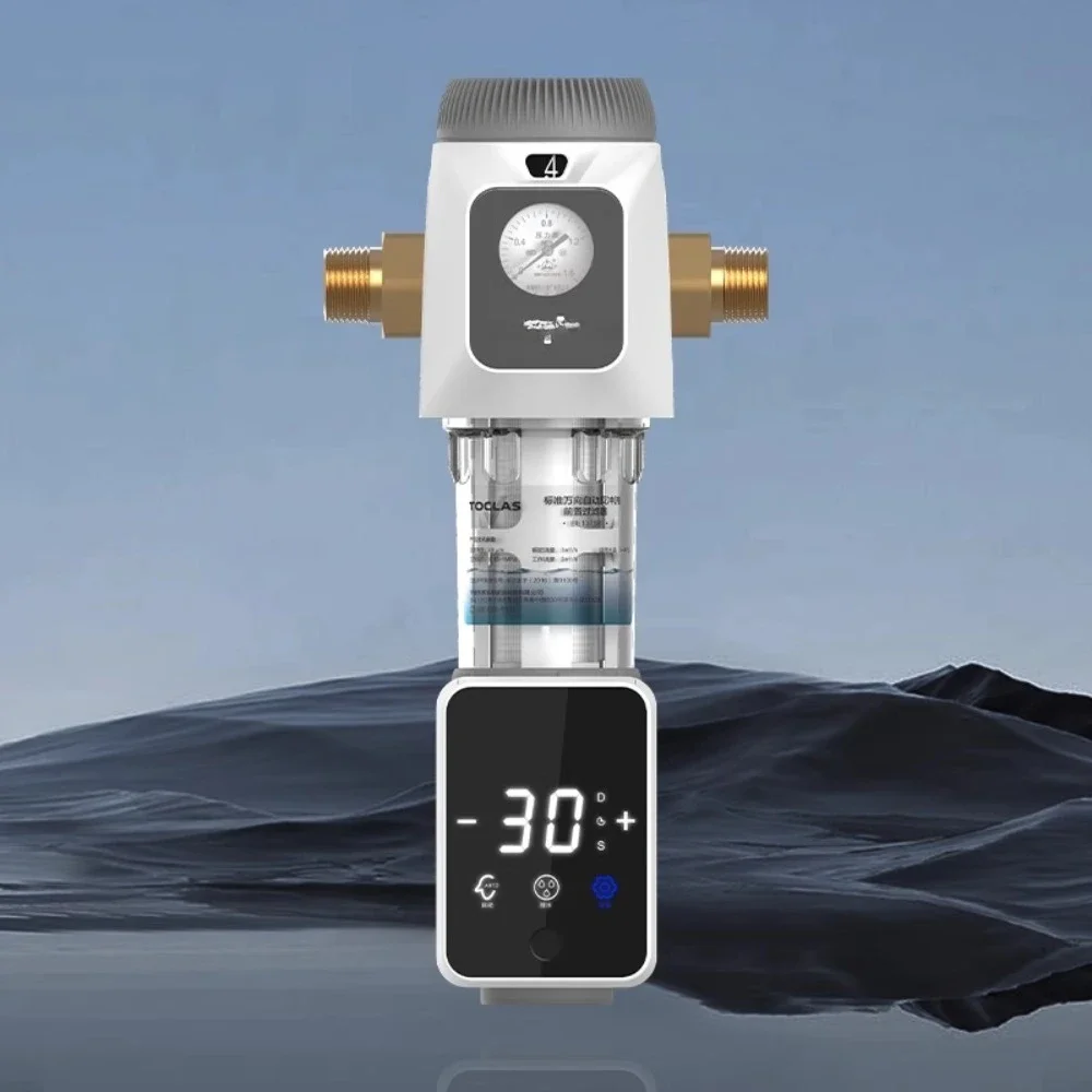 TOCLAS automatic copper pre-filter household smart backwash tap water villa water purifier