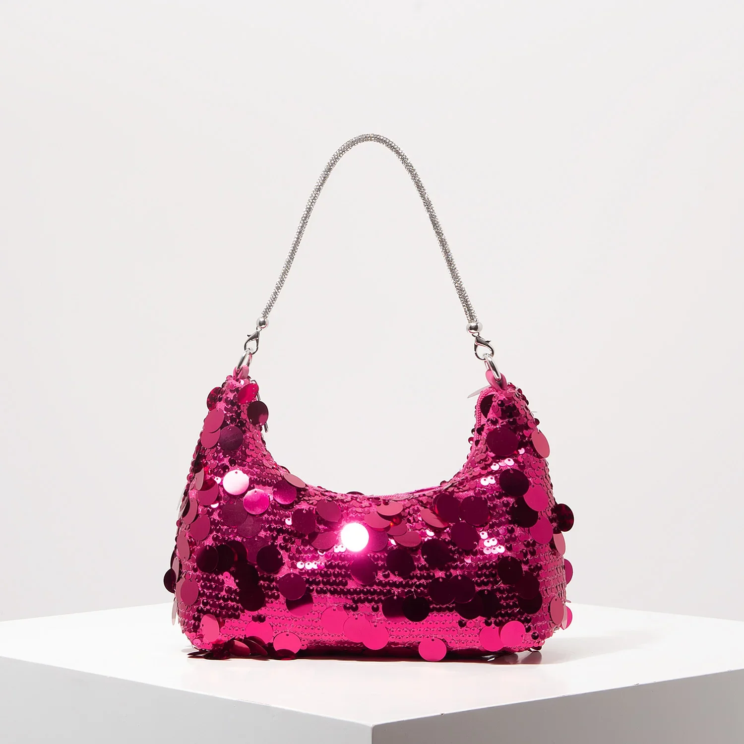 

Luxury Sequin Bag，Concert Shoulder Bags，Prom Bag Dresses for Women，Bag for Women Elegant，Wedding Items，Party Bag（Random Pattern）