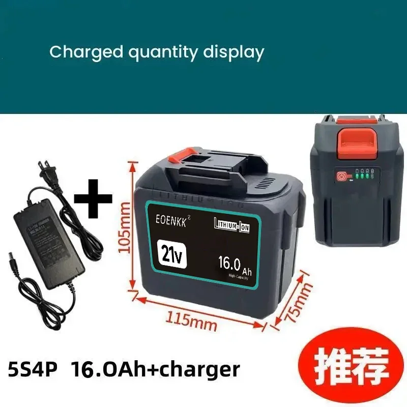 21V12Ah for Makita  Lithium-ion Rechargeable Power Tool 21V 8Ah Replacement Battery BL1860 BL1830 BL1850 BL1860B Makita Battery