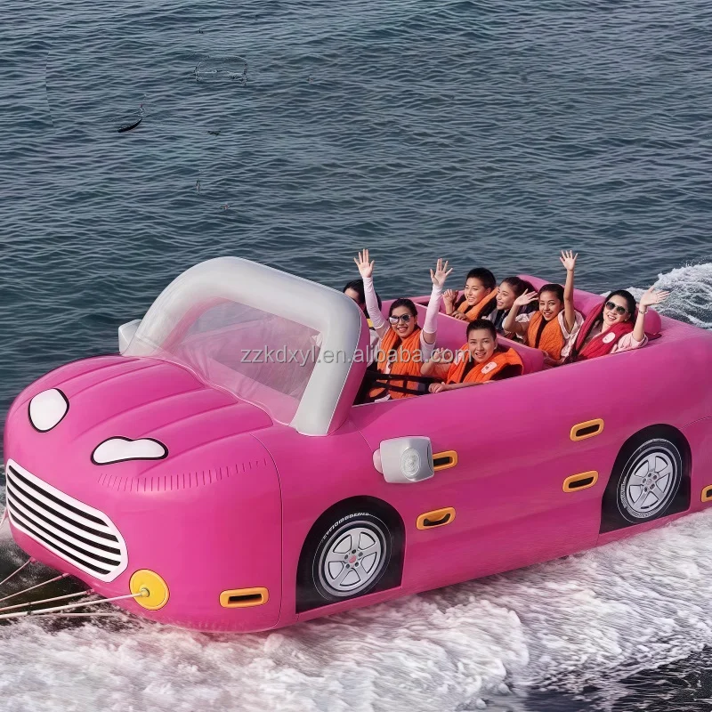 Multi-player inflatable towed water toys, giant flying fish, banana boats, kayaks and vehicle-shaped group water equipment