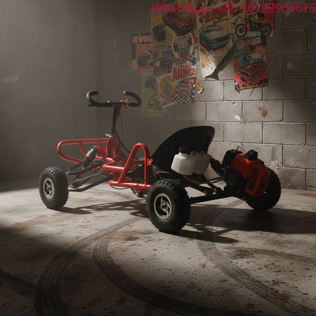 Karts tout-terrain pour adultes, 2 temps, à transmission par arbre, buggy tout-terrain, buggy de plage à quatre roues, go-karts. C'est tout ce dont il s'agit.