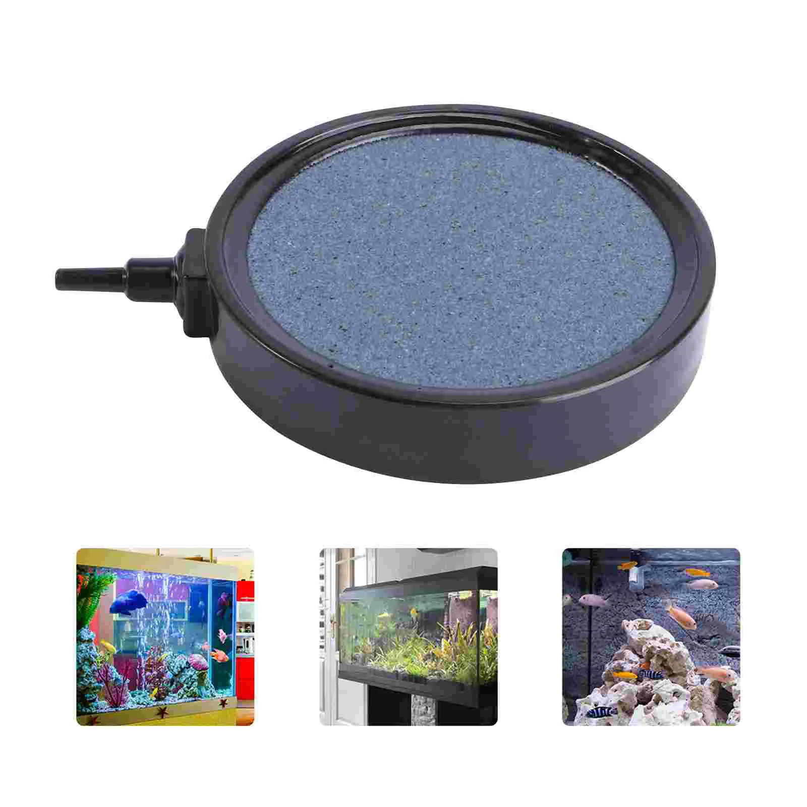 

Aquarium Gas Plate Bubble Diffuser Fish Tank Oxygen Stone for Bowl Air Accessories Disc