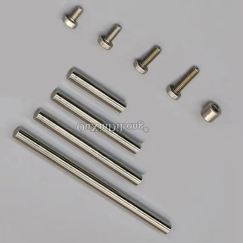 

200PCS Solid Advertising Nails Screws Acrylic Display Billboard Glass Standoff Pins Photo Picture Desktop Stand Standoffs Pins