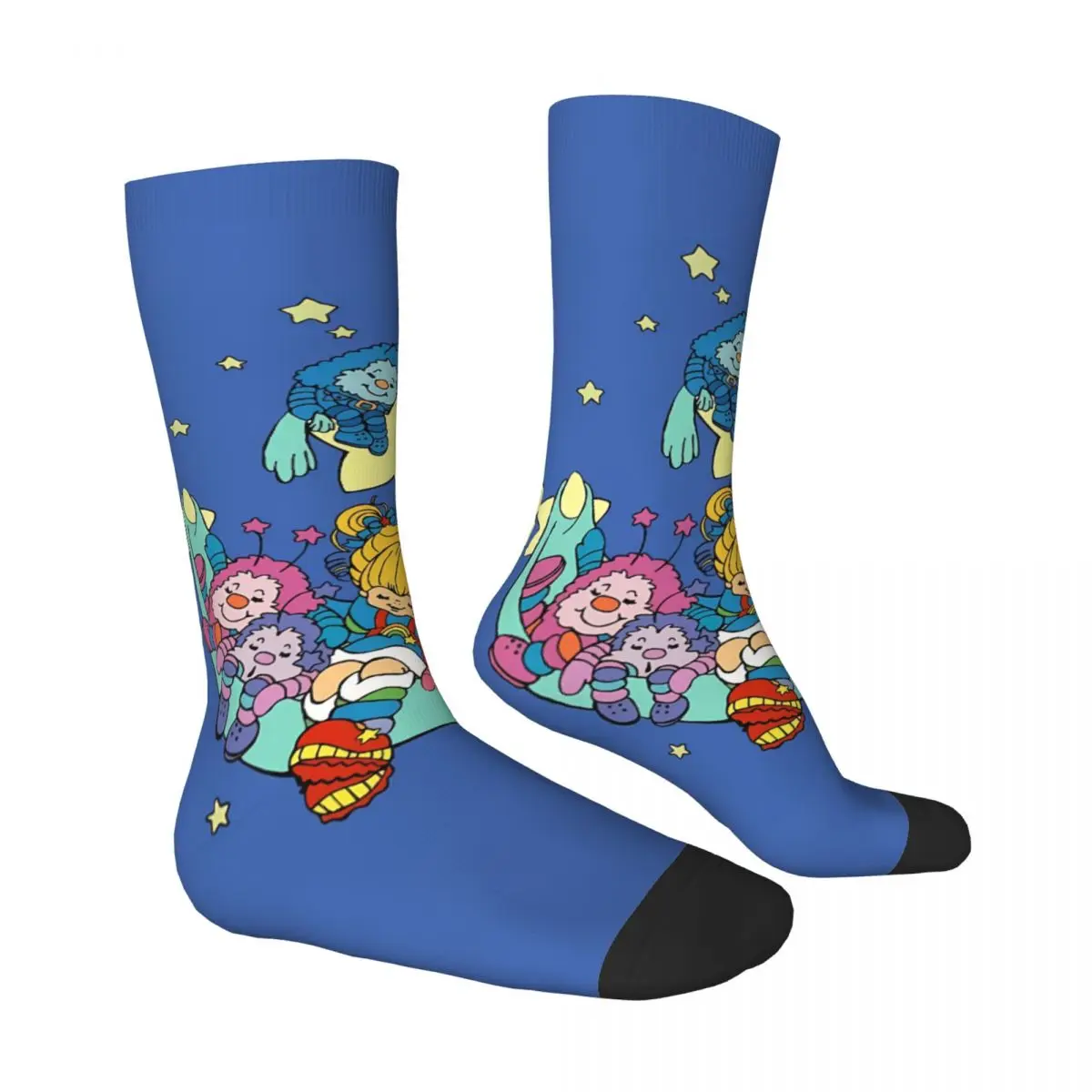 Rainbow Brite Unisex Winter Socks Cycling Happy Socks Street Style Crazy Sock