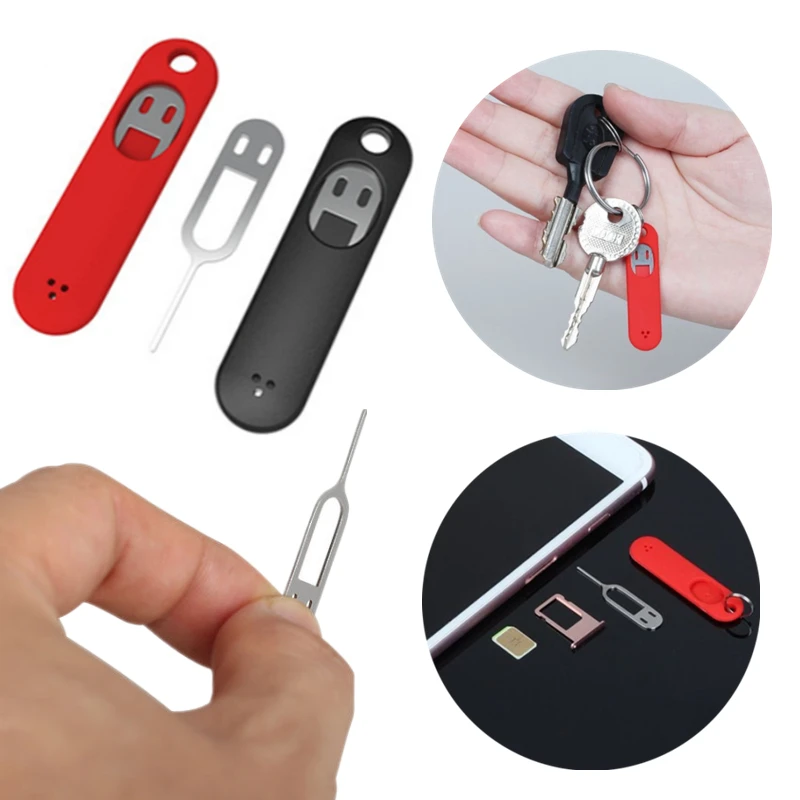 Anti-Lost Card Pin For IPhone X XS XR Samsung S22 Xiaomi 12 Universal Sim Card Remover Tray To Open The Sim Card Eject Tool