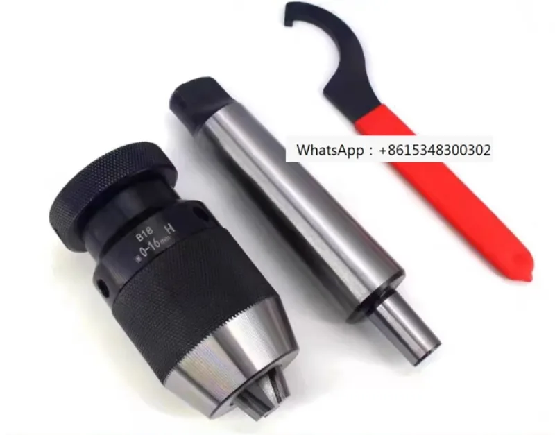 1pcs Self tightening self-locking drill chuck lathe 1-13 1-16 5-202345 taper shank