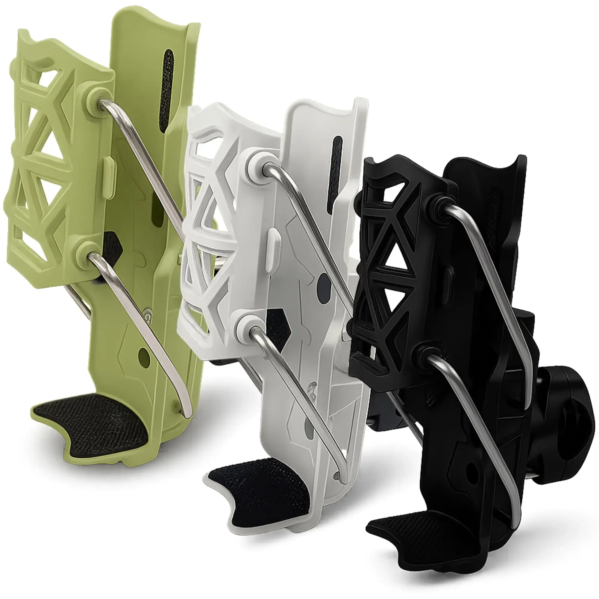 أقفاص الزجاجات القابلة للتعديل تدعم حامل الزجاجات المائية وحامل المقود لملحقات الدراجات النارية الكهربائية على الطرق الجبلية