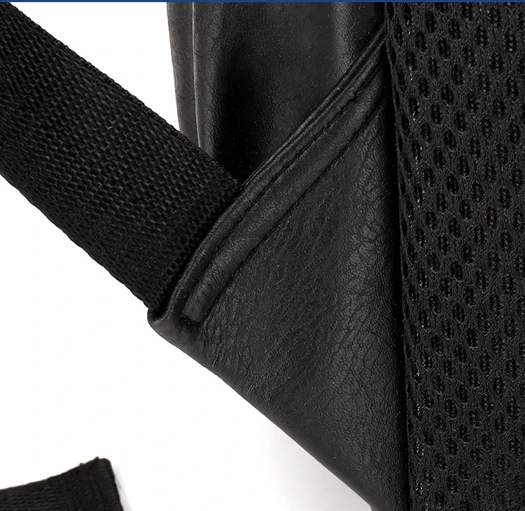 Hohe Qualität USB Lade Rucksack Männer PU Leder Rucksack Große Laptop Rucksäcke Männlichen Mochilas Schul Für Jugendliche Jungen – Detail 13