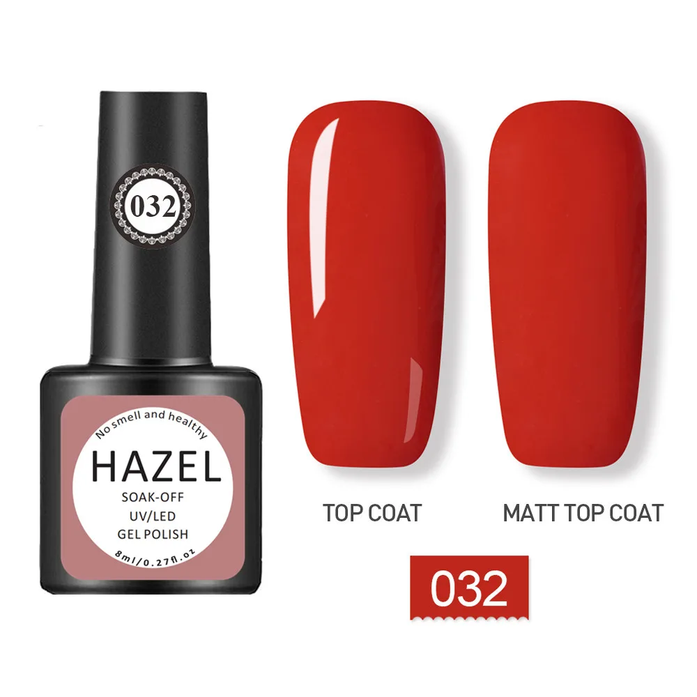 طقم جل أظافر احترافي سعة 8 مل مع معطف علوي أساسي لفن الأظافر بالأشعة فوق البنفسجية LED